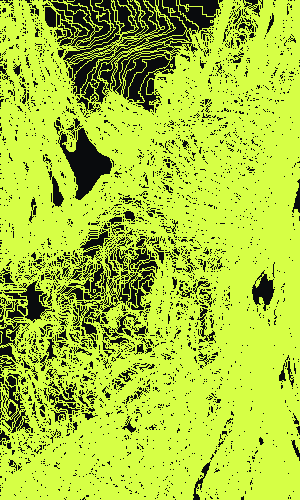 동일 실제 프레임에서 파생한 quantization contour