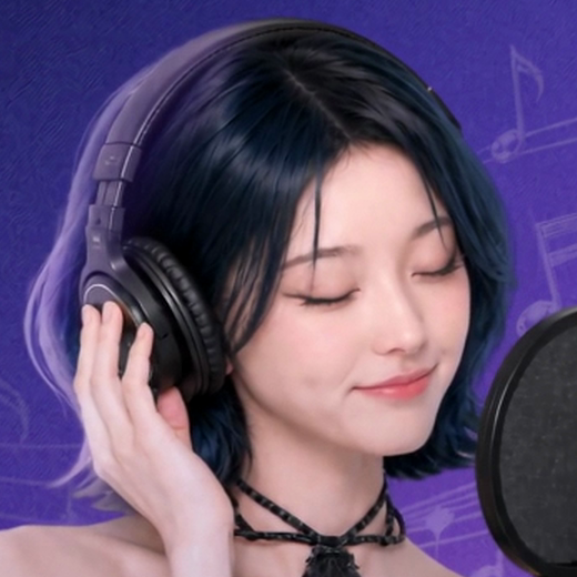Lanczos FHD 기준 얼굴과 머리카락 520×520 픽셀 크롭